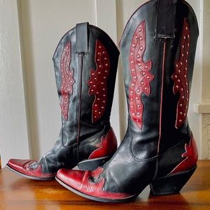 BCBG vintage leather boots. Fun for western gigs!